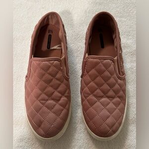 Time and Tru Women's Flat Quilted Shoe, Size 8.5, Pink/Rose/Blush Color